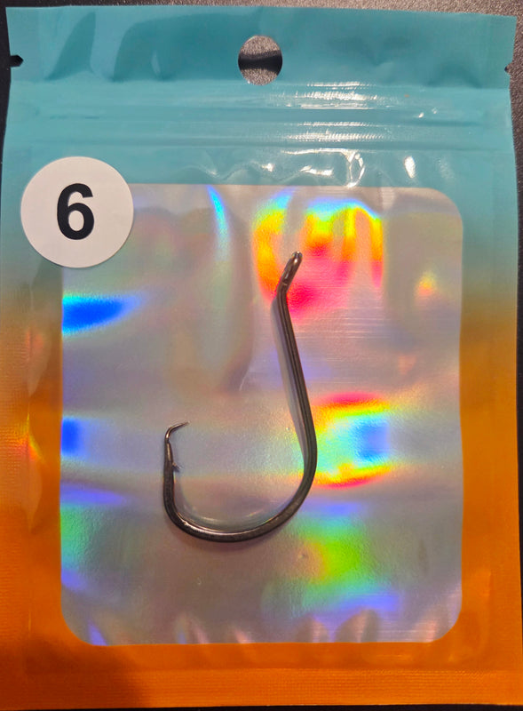20 Pack "Tricky" 6/0 Offset Circle Catfish Hooks – Built Strong for Serious Fishermen